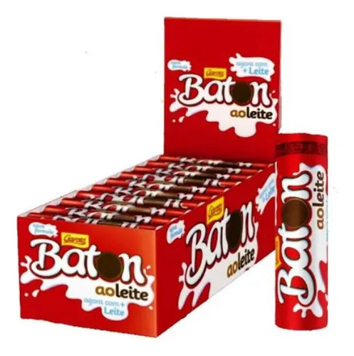 BATOM GAROTO CHOC. PRETO 16G -> UN