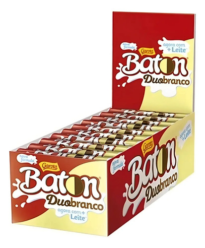 BATOM GAROTO CHOC. DUO 16G -> UN