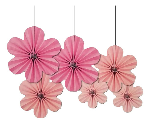 DECORACAO PAPEL GUIRL. COM FLORES ROSA E VERMELHA