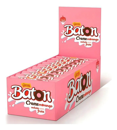 BATOM GAROTO CHOC. CREME MOR