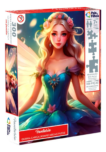 Q. CABECA EM FAMILIA 300 PCS - FANTASIA UNICA