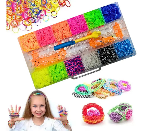 ELASTICO DE PLASTICO P/ FAZER PULSEIRA 29X15,5X3,5