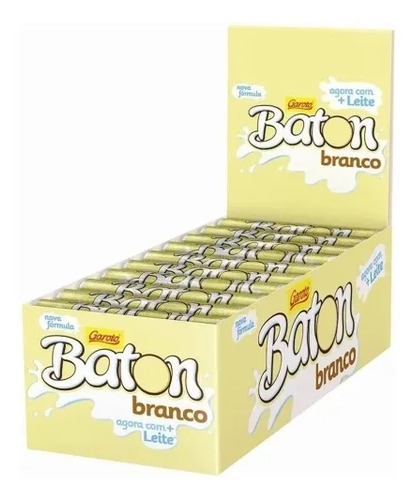 BATOM GAROTO CHOC. BRANCO 16G -> UN
