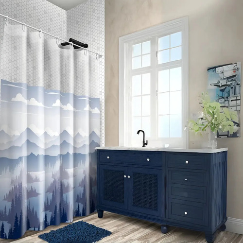 CORTINA DE BOX VINIL VISOR RETANGULAR TRANSPARENTE