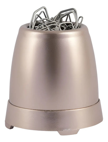 PORTA CLIPS METALIZADO ROSE -> UN