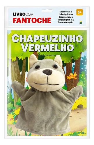 LIVRO COM FANTOCHE: CHAPEUZINHO VERMELHO