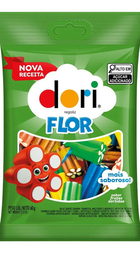 DORI REGALIZ FLOR 60G