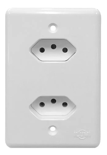 TOMADA 20A MONOBLOCO CONJUNTO STYLUS 2 C/PLACA 201