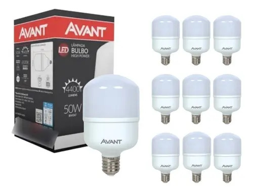 LAMPADA LED 50W E-27 AVANT 4000 LUMENS BR650
