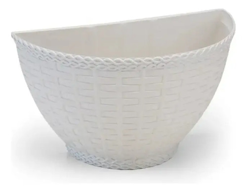 VASO PAREDE RATTAN MARMORE