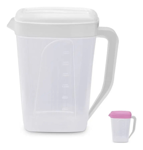 USUAL 636 - JARRA 2L RETANGULAR COLORS -> PC