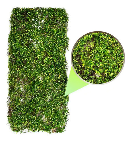 TAPETE DE PLASTICO GRAMA PARA JARDIM VERTICAL 40X9