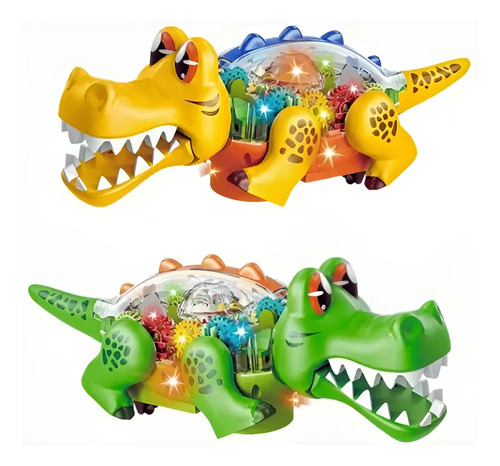 BRINQUEDO BATE E VOLTA CROCODI