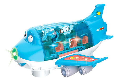 COLECAO BATE E VOLTA AVIAO AZUL ZP01117