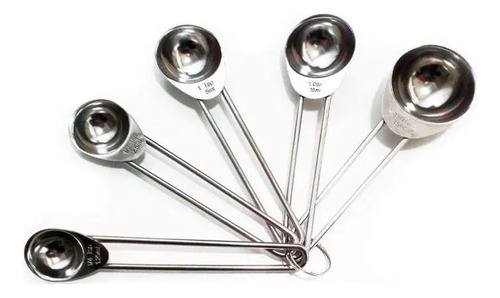 KIT COLHER DE MEDIDAS 4 PCS - ACO INOX