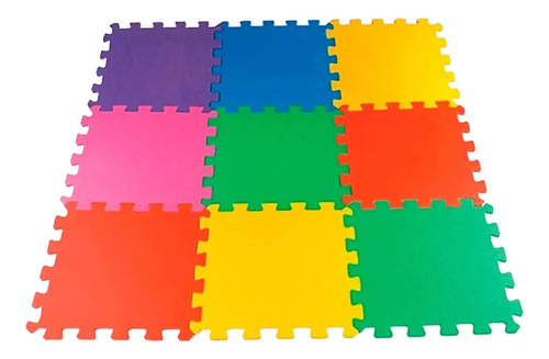 TAPETE EVA LISO 9PCS -> UN