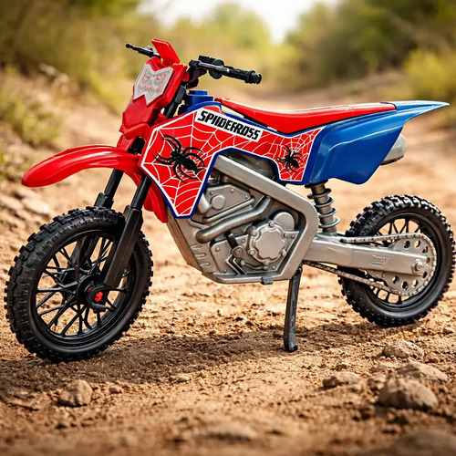 MOTO DE BRINQUEDO SPIDER CROSS